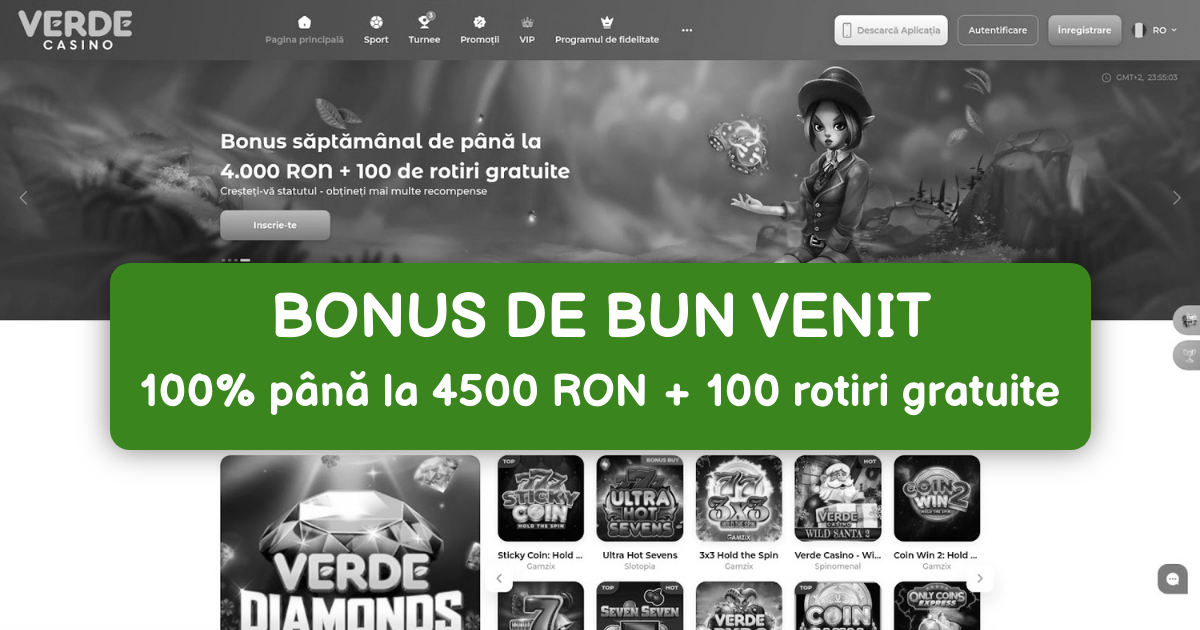 Verde Casino - Sloturi Online de Top în România